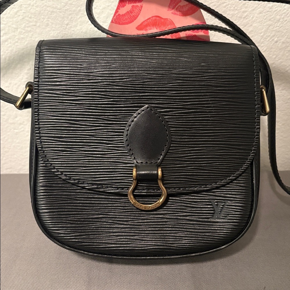 Louis Vuitton Black Epi St Cloud GM